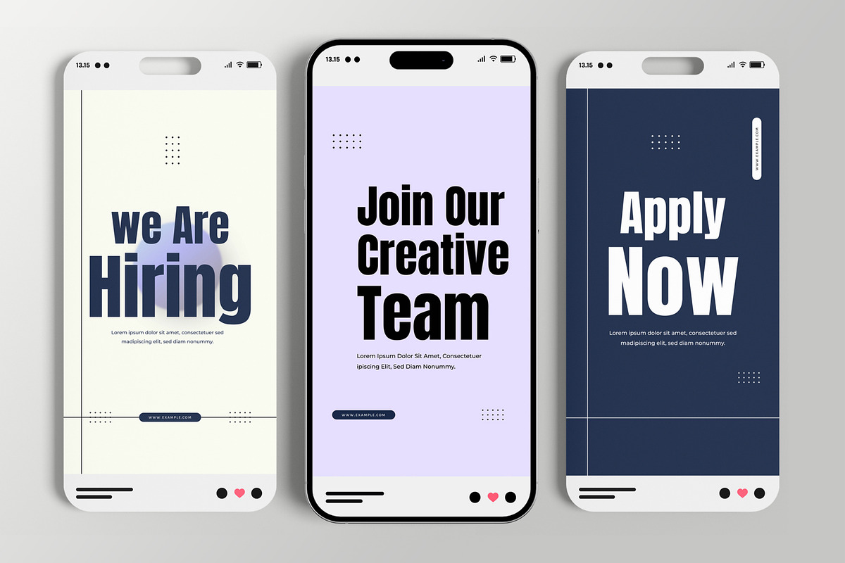 Job Hiring Social Media Story Post, a Social Media Template by MightyDesign (Photo 2 of 6)