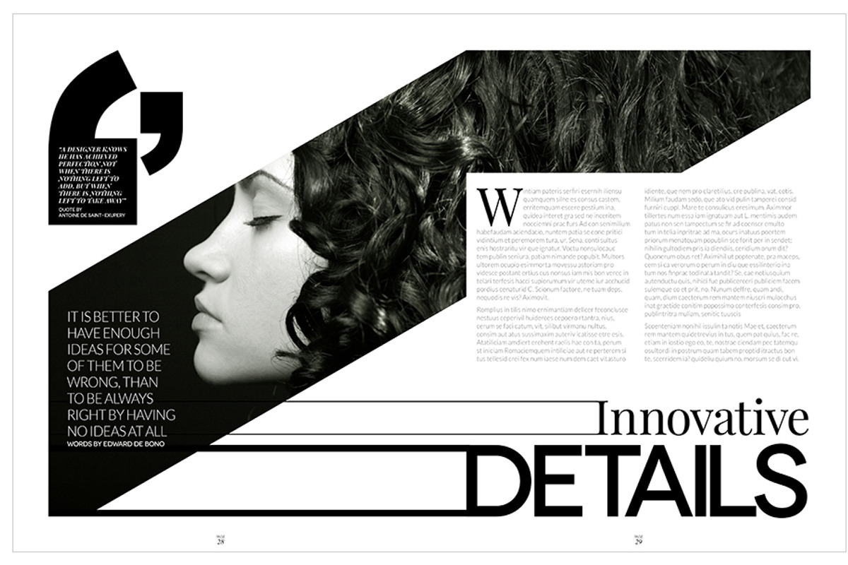 Magazine Template InDesign 10, a Magazine Template by Love Graphic Design (Photo 23 of 28)