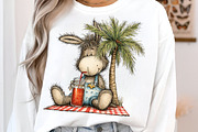 Whimsical Summer Animals Clipart, an Illustration by SinaCreation (Thumbnail 6 of 7)