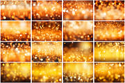 Golden Bokeh Wallpaper Bundle, a Background Graphic by Forhadx5 (Thumbnail 8 of 8)
