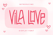 Vila Love - Display Font, a Handwritten Font by alifryanzulfikar (Thumbnail 1 of 8)