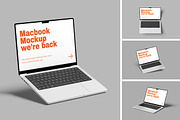 Macbook Mockup, a Mac Mockup by AnasStudio (Thumbnail 1 of 5)