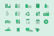 20 Waste Sorting Icons, an Icon by Creative VIP (Thumbnail 2 of 5)