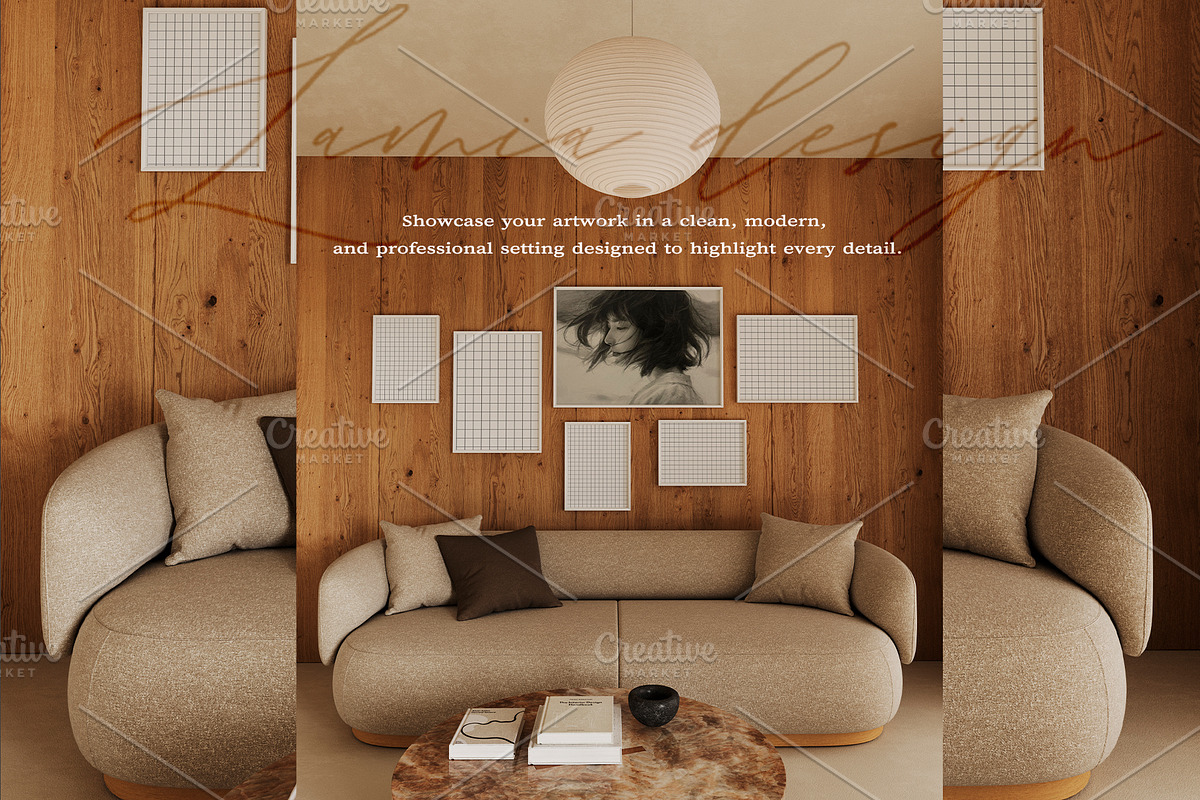 Japandi Frame Mockup 4 in 1 Bundle, a Household Mockup by LAMIA DESIGN (Photo 17 of 19)