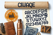 Ciwaqe - Elegant Serif Typeface, a Serif Font by Astuti Studio (Thumbnail 9 of 25)