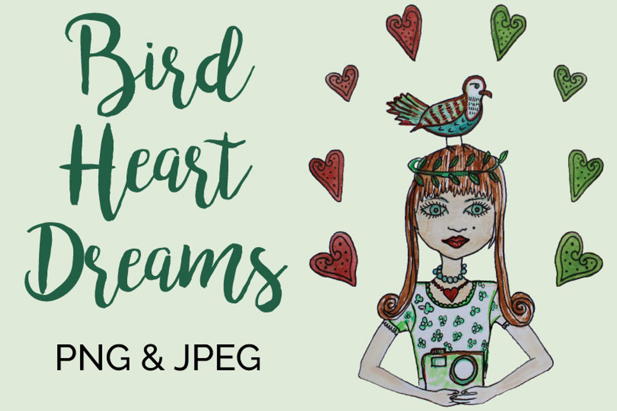 Bird Heart Dreams, an Illustration by Zelri
