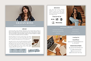Influencer Media Press Kit, a Resume Template by thebrandcove (Thumbnail 2 of 5)