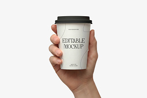 Takeaway Coffee Cup Mockup, a Cups & Container Mockup by graphypix