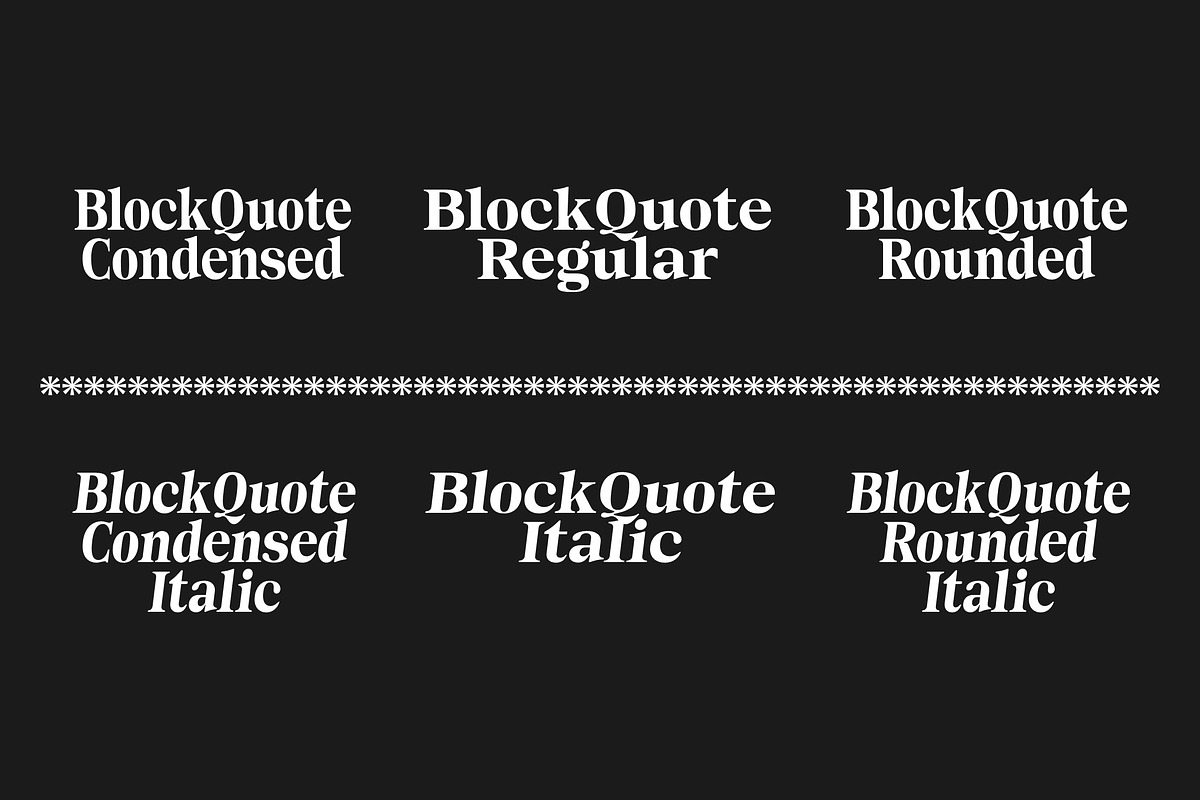 Block Quote Serif, a Serif Font by Dora Typefoundry (Photo 10 of 10)