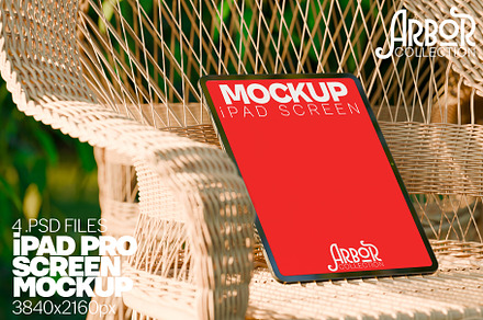 iPad Pro Screen Mockup Bundle Arbor