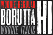 WOODIE, a Font by BORUTTA (Thumbnail 4 of 4)