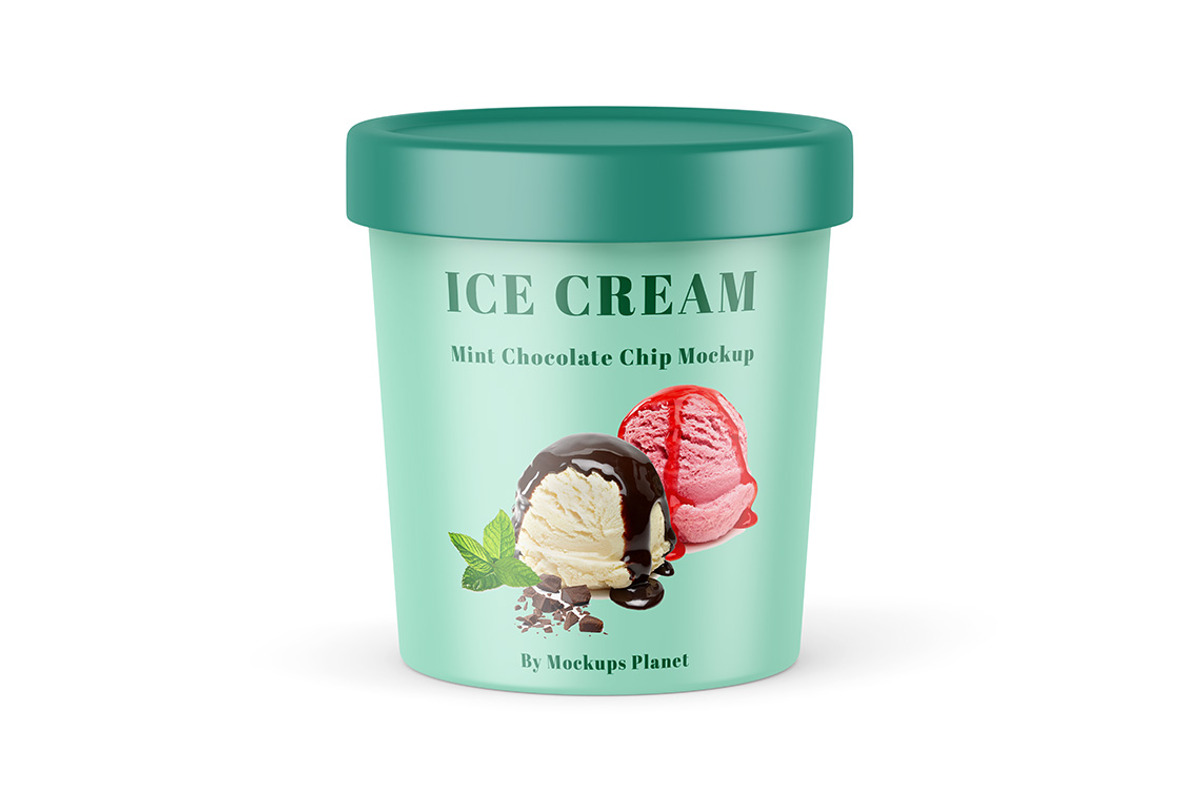 Ice Cream Cup Mockups, a Cups & Container Mockup by Mockups Planet (Photo 2 of 5)