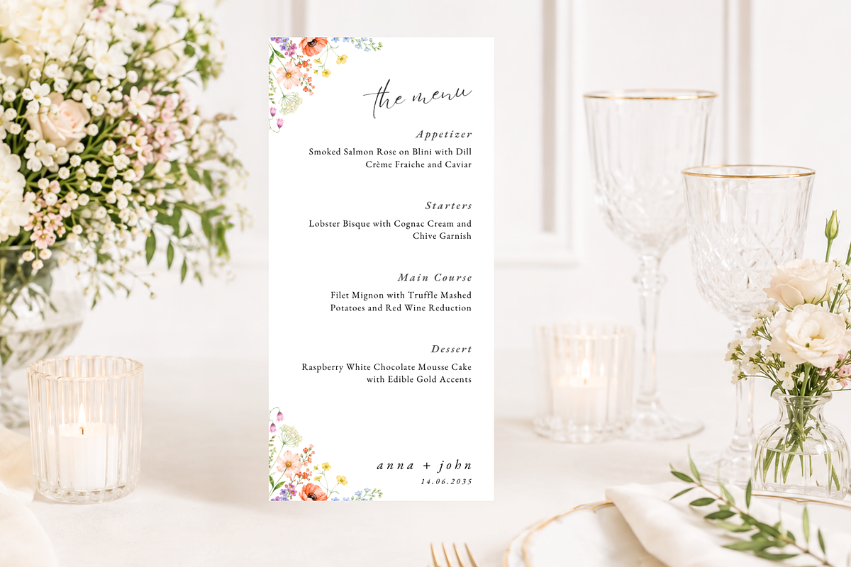 Floral Wedding Bundle for Canva, a Stationery Template by Matisse Studio (Photo 6 of 9)