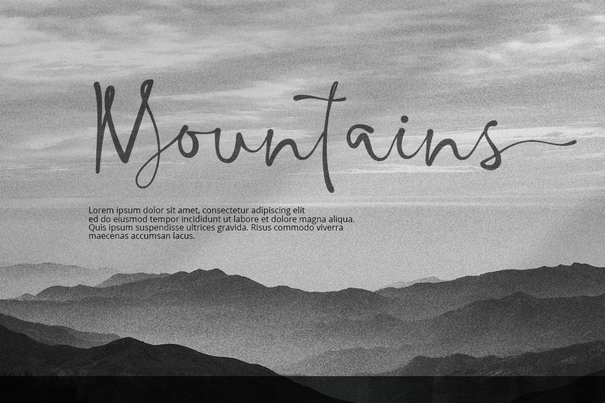Barona Script - Handwriting Script, a Script Font by Afkari Studio (Photo 8 of 9)