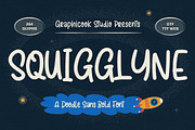 Squigglyne, a Handwritten Font by graphicook (Thumbnail 1 of 10)