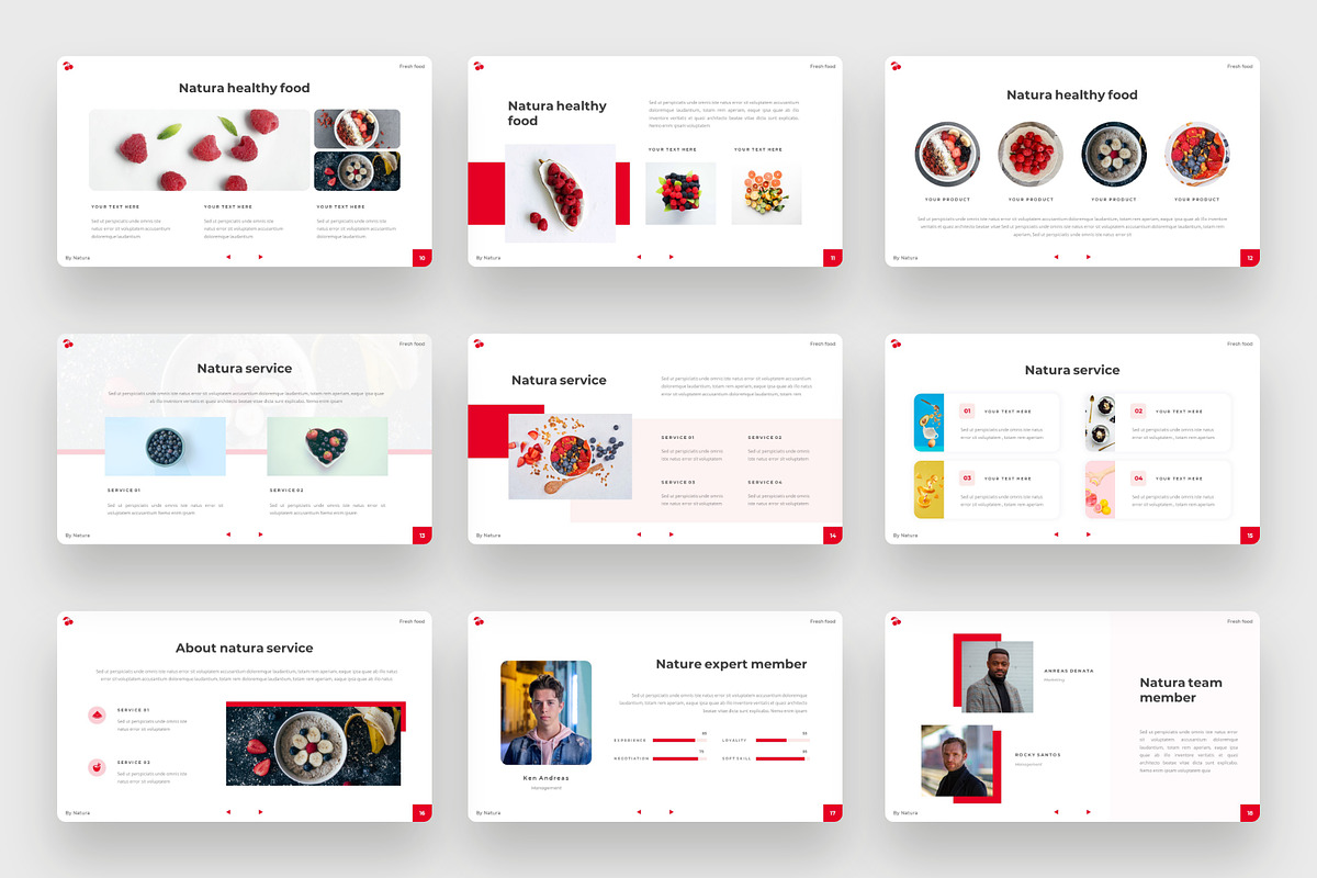 Natura - Healthy Food Keynote, a Presentation Template by BeadyLab (Photo 3 of 6)
