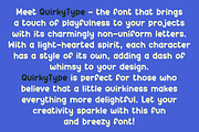 QuirkyType, a Handwritten Font by RADesigns21 (Thumbnail 4 of 7)
