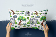 Artist's Garden Watercolours, a Decorative Illustration by Aquarellina (Thumbnail 15 of 30)