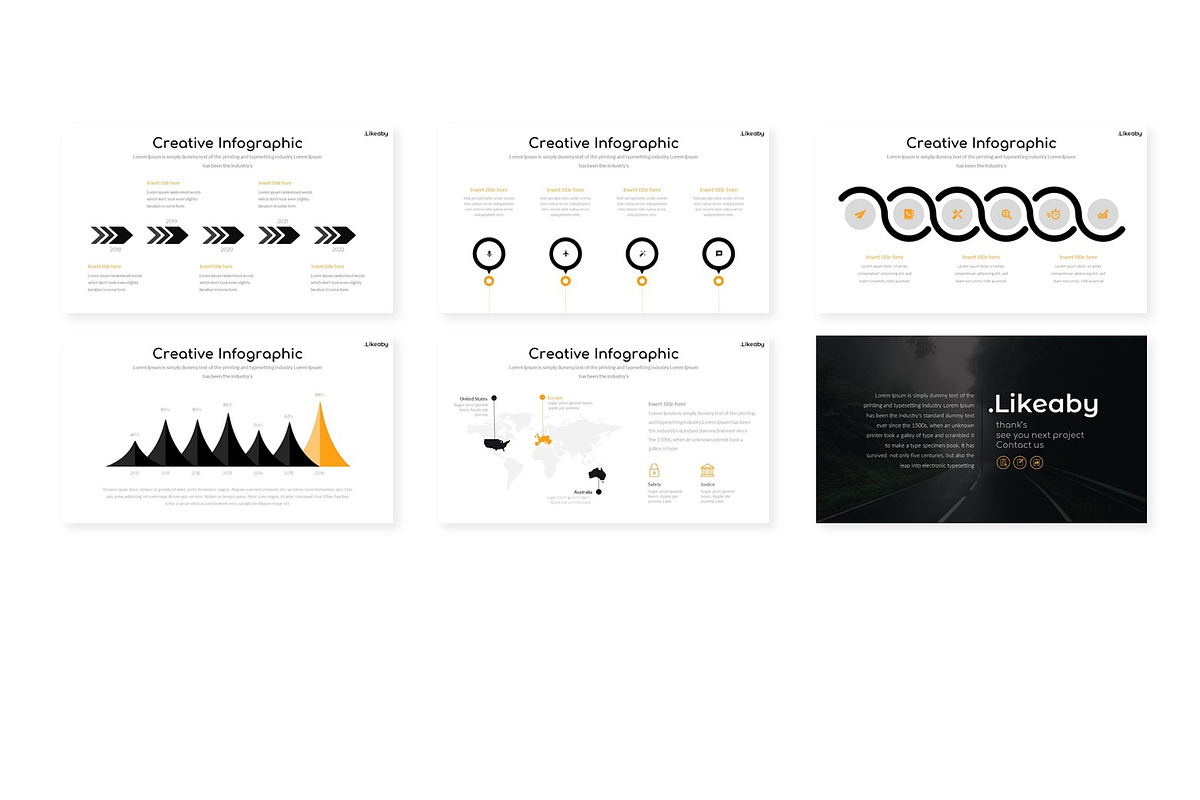 Likeaby - Keynote Template, a Presentation Template by AQR Studio ...