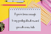 Sample Handmade | Script Font, a Handwritten Font by Scratchones (Thumbnail 4 of 8)