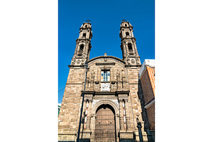 San Cristobal Church in Puebla, an Architecture Photo by Leonid Andronov