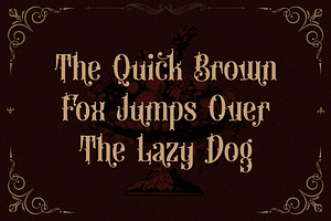 The Warlock Victorian Display Font