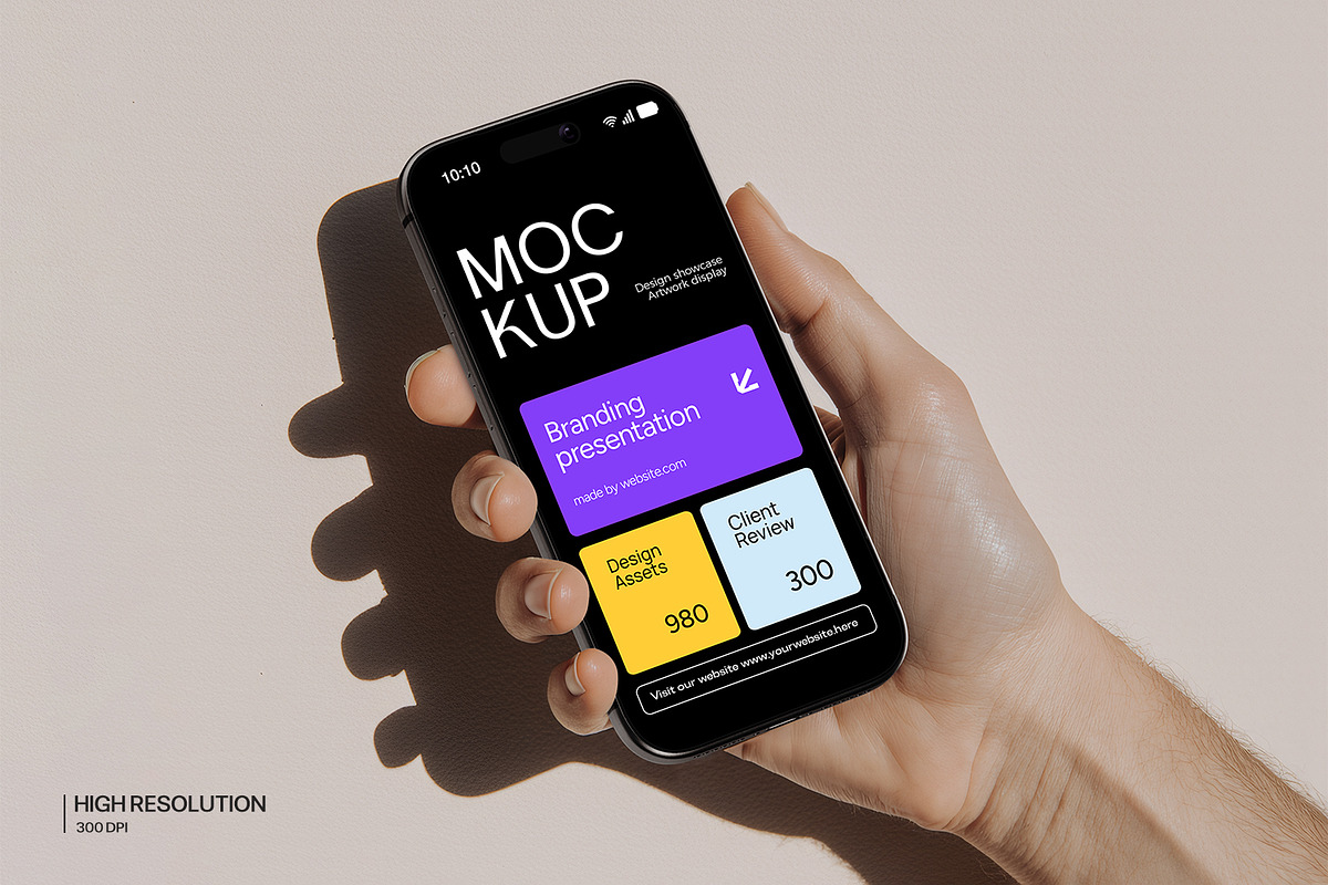 Holding iPhone 17 Pro Max Mockup, an iPhone Mockup by RamStudio2 (Photo 8 of 11)