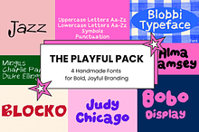 The Playful Pack - 4 Joyful Fonts