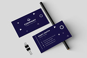 Modern Business Card Design, a Business Card Template by MightyDesign (Thumbnail 1 of 6)
