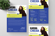 Blue Green Modern Corporate Resume, a Resume Template by Annora Studio (Thumbnail 4 of 6)