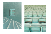 Retro Mint Seats Stock Bundle, an Architecture Photo by Munopia (Thumbnail 2 of 5)