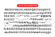 CS Migrate Stamp, a Sans Serif Font by Craft Supply Co. (Thumbnail 8 of 8)