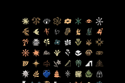 Mystic Relics, Hand-Drawn Glyphs, an Object Graphic by venimo (Thumbnail 16 of 17)