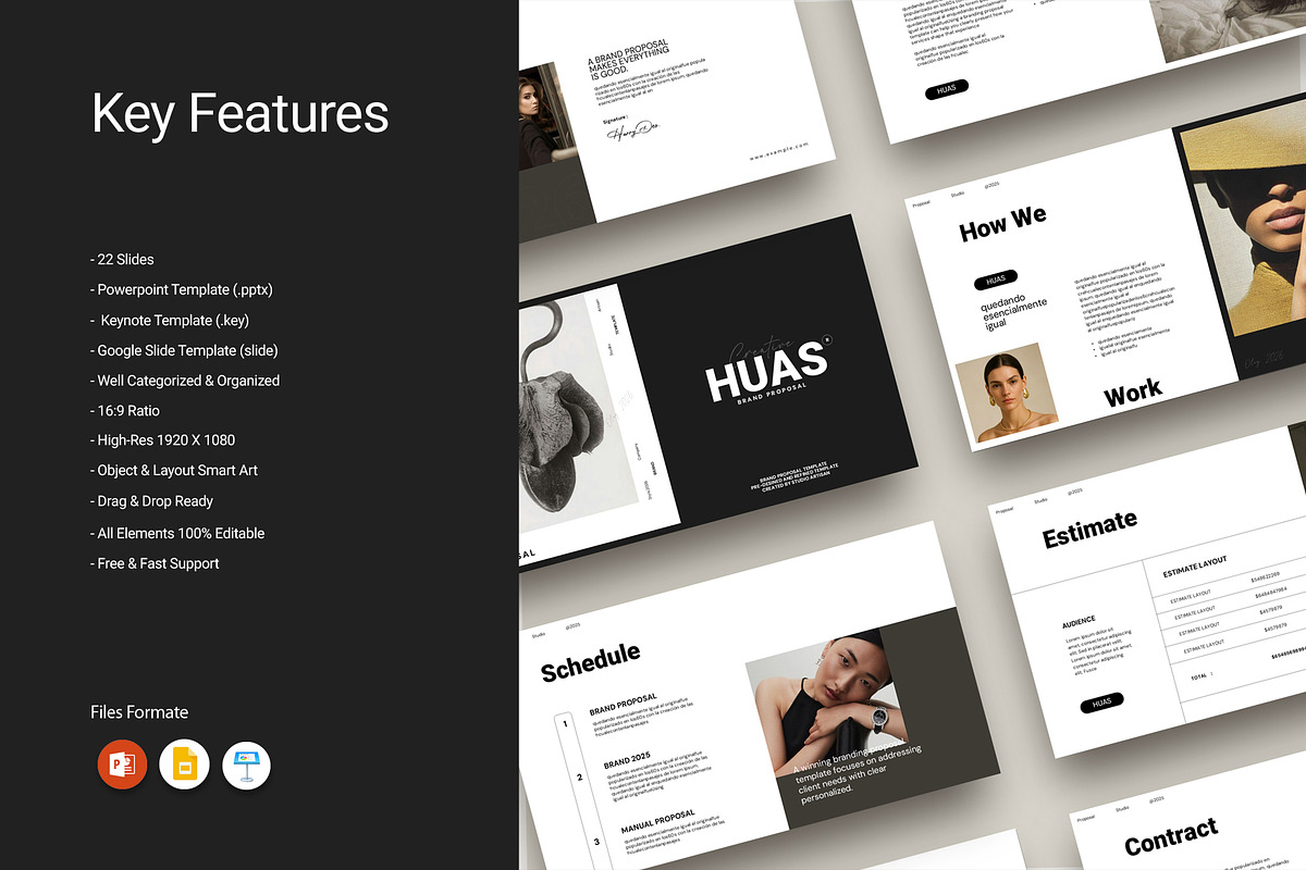 Huas Brand Proposal Presentation, a Presentation Template by Studio Artisan (Photo 4 of 12)