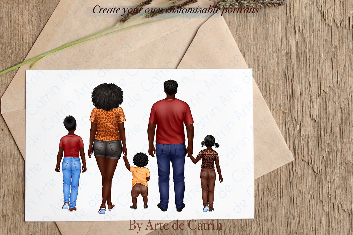 Our Huge Family Clipart, Parents, a Person Illustration by ArtedeCatrin (Photo 7 of 10)