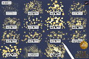 Star Effects Brushes for Procreate, a Brush Add-On by Julia Dreams (Thumbnail 3 of 5)
