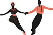 SWING DANCE CLIPART, a Graphic by La Inspiratriz (Thumbnail 10 of 21)