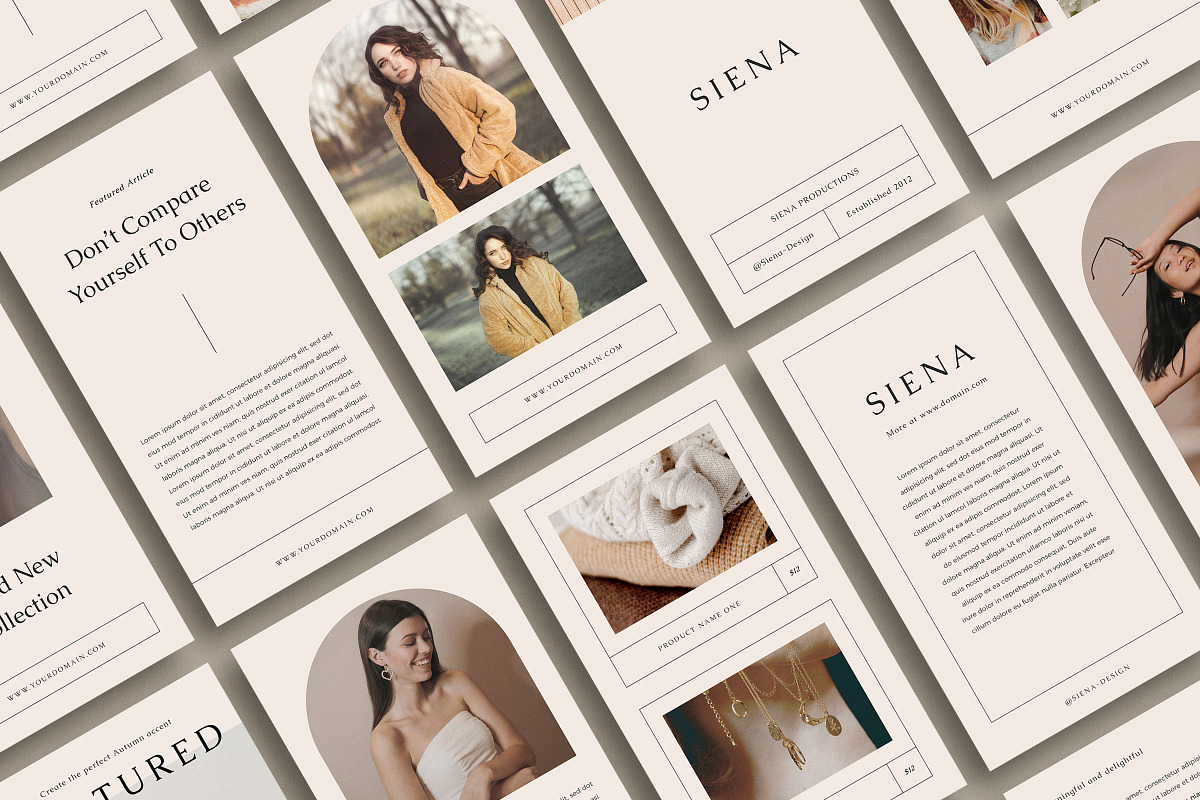Siena Instagram Stories, a Social Media Template by Ruben Stom (Photo 4 of 9)