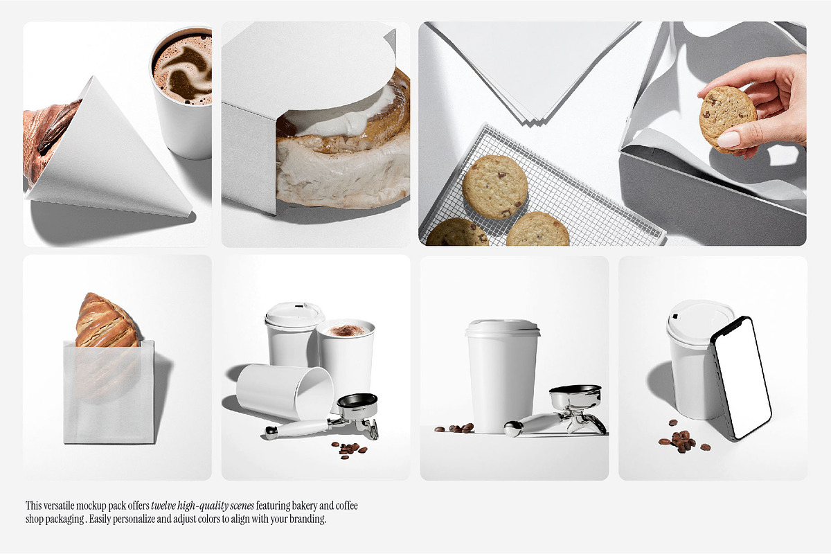 Bakery & Coffee Shop Mockup Bundle, a Packaging Mockup by Creo.pt (Photo 2 of 14)