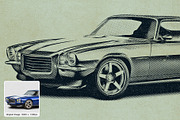 Engraving Studio Hatching Effect, an Action Add-On by DesignRocket (Thumbnail 4 of 9)