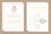 LoveTree Wedding Invitation Suite, an Invitation Template by MoLa (Thumbnail 2 of 5)