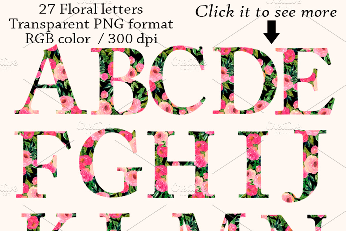 Watercolor Roses Clip Art - Adell, an Illustration by Elly Studio (Photo 5 of 7)
