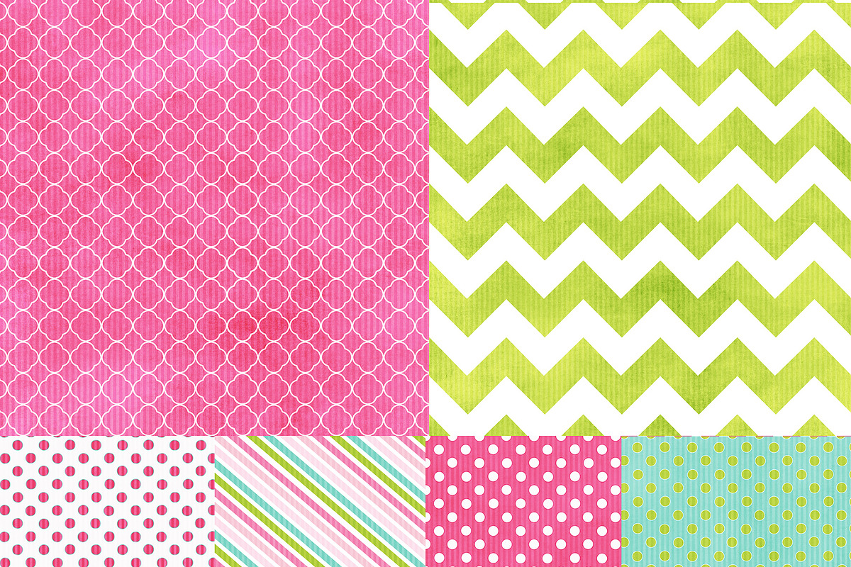 Cotton Candy: Mega Digital Paper preview 5
