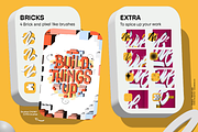 3D Pack — 3D Brushes For Procreate, a Brush Add-On by Snooze one (Thumbnail 9 of 15)