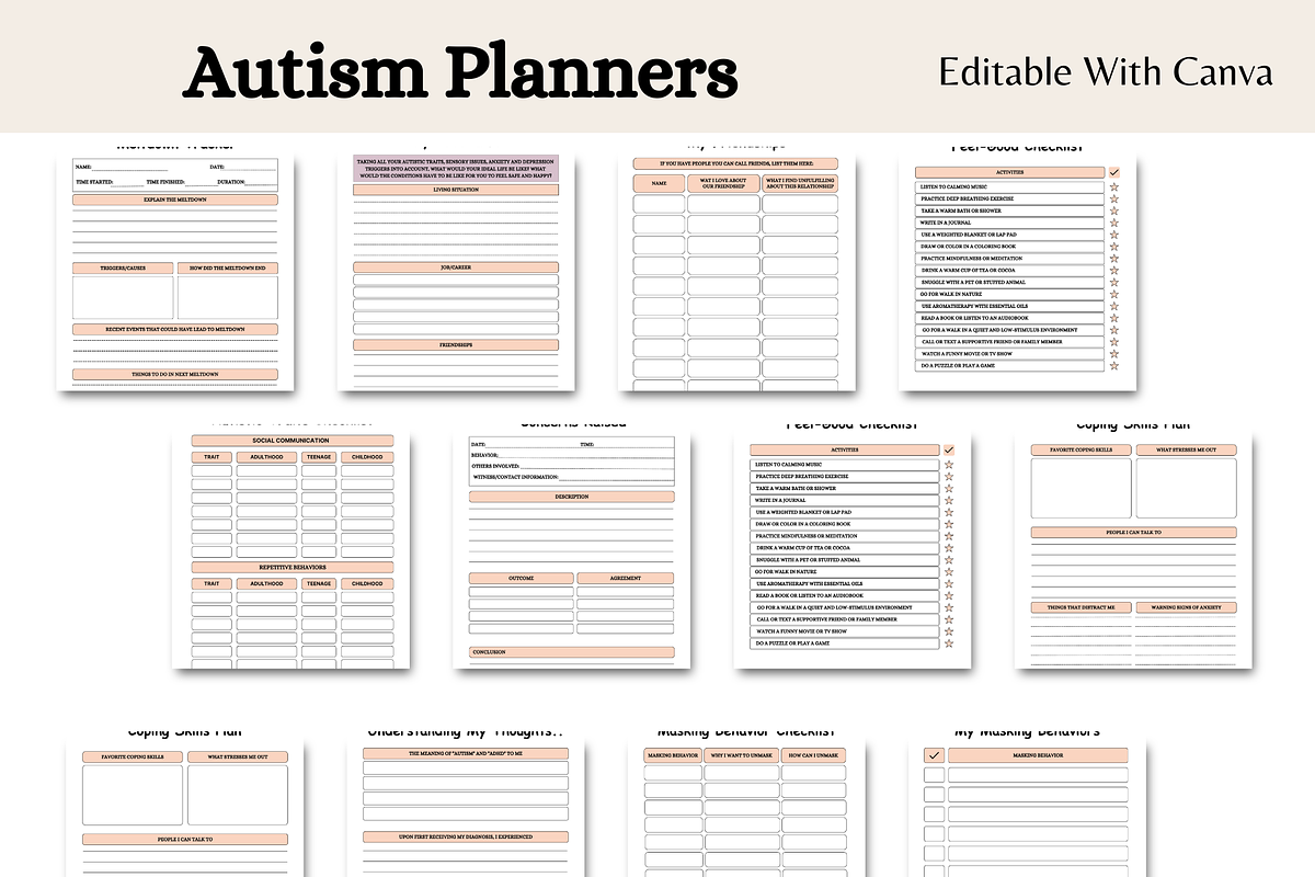 Autism Worksheets Printable, a Stationery Template by Local Marketing Templates (Photo 4 of 11)