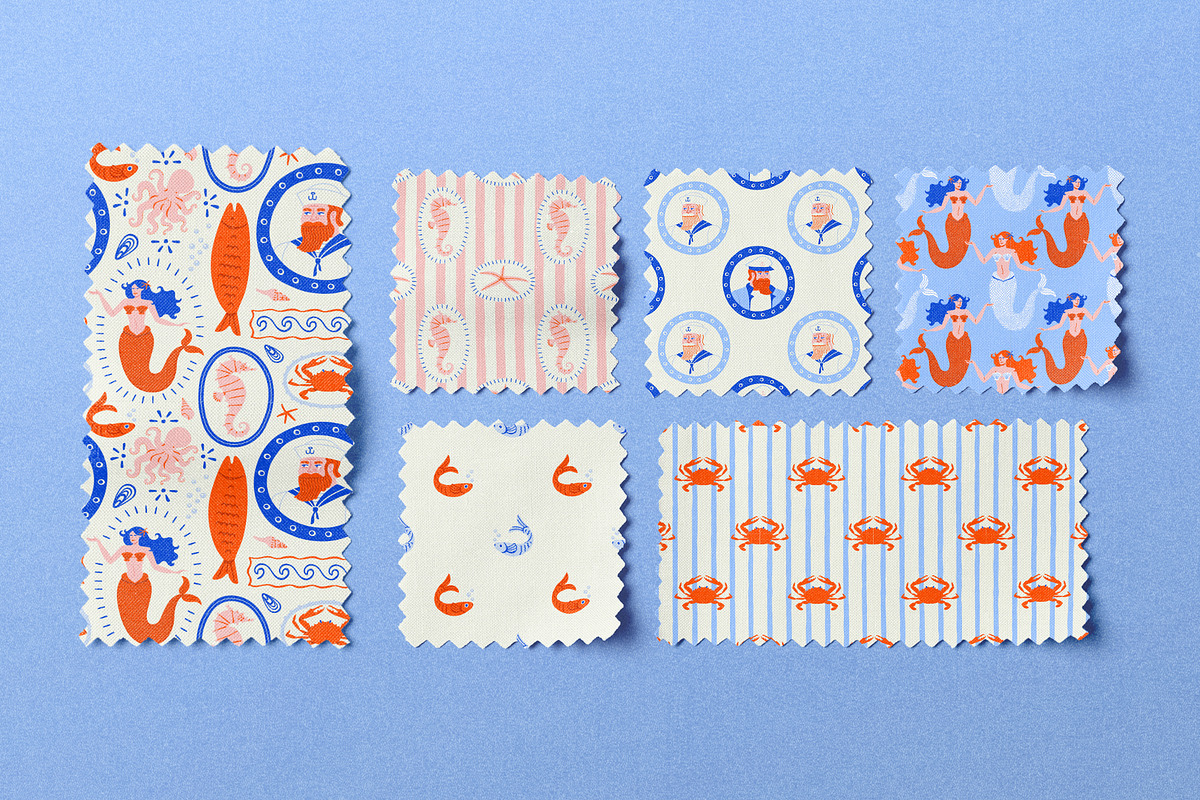 Sea Story: Graphics & Patterns, a Pattern Graphic by Dedraw Studio (Photo 4 of 15)