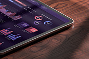Premium iPad Pro Mockup Pack 6 views, an iPad Mockup by Illusiongraphic (Thumbnail 11 of 16)
