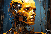 Cyborgs and Robots Illustrations, an Object Graphic by Other Side Art (Thumbnail 5 of 16)
