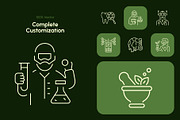 Bio Icons Art Set, an Outline Icon by Prosymbols (Thumbnail 5 of 8)