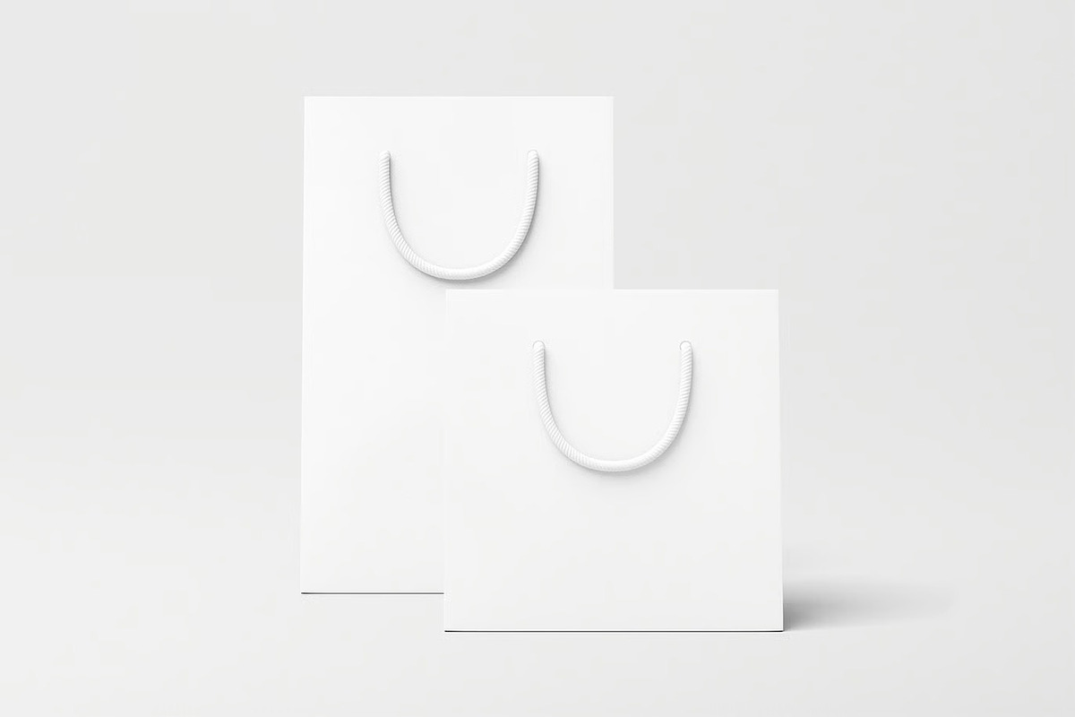 High Quality Shopping Bag Mockup, a Packaging Mockup by zpackcreative (Photo 3 of 4)
